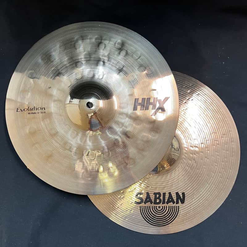 Sabian HHX 14-inch Evolution Hi-Hats, Old Logo, 1036gm/1696gm image 1