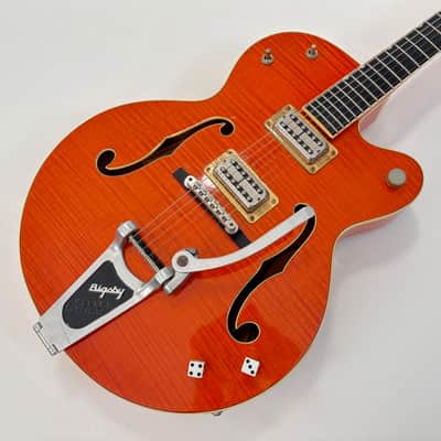 Gretsch G6120SSU Brian Setzer Nashville 1993 Orange image 3