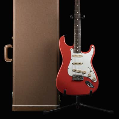 2010 Fender Custom Shop Masterbuilt Yuriy Shishkov 1960 Stratocaster Fiesta Red Relic MusicMesse NAMM NOS One Off Abigail Ybarra Hand-Wound image 13