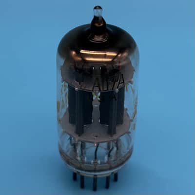 1960s Sylvania 12AU7 ECC82 Vintage Long Plate Halo Getter Preamp Tube! T327 image 5