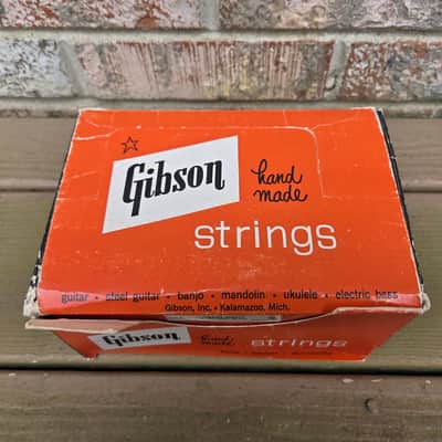 Vintage 1960's Gibson Guitar String Counter Top Display Box w/ String Boxes, Strings! image 1