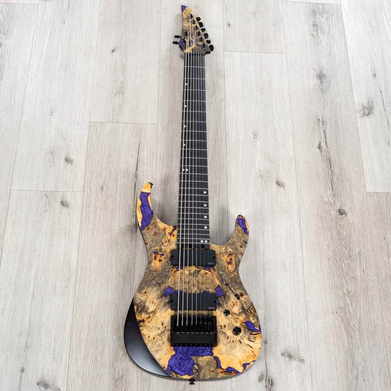 Legator Ninja X X8 8-String Guitar, EverTune Bridge, Royal Purple
