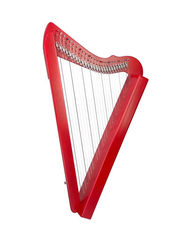 Rees Harps Fullsicle Harp, 26 Strings, Red Finish, Made in the USA image 1