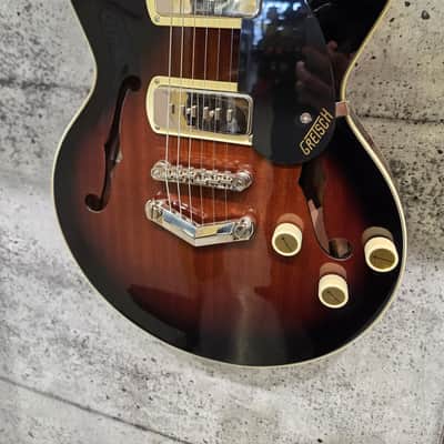 Gretsch G2655-P90 Streamliner Center Block Double Cutaway with V-Stoptail 2021 - Present - Brownstone image 2
