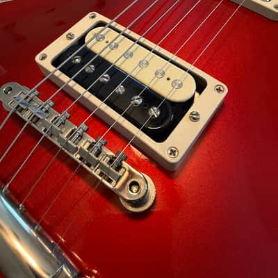 Gibson 1958 Custom Shop Standard Les Paul Wildwood Made 2 Measure  2019 - Candy Apple Red Gloss image 3