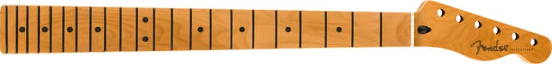 Fender Satin Roasted Maple Fat Telecaster Neck 22 Medium Jumbo Frets 9.5" Maple U Shape