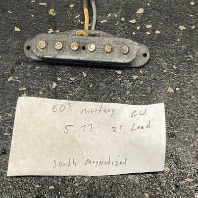 Fender Mustang pickup 1960’s 1964 - Black image 1