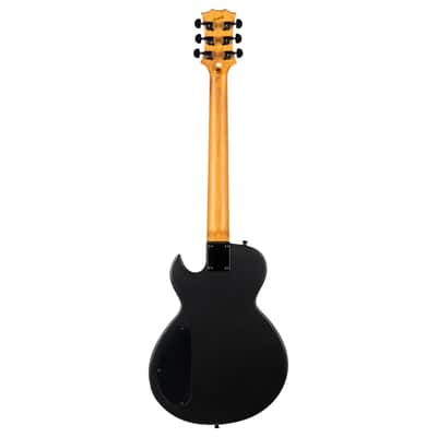 Spira L-400 MBK  400 Series Single Cutaway Roasted Poplar Body Canadian Roasted Maple Neck 6-String Electric Guitar image 4
