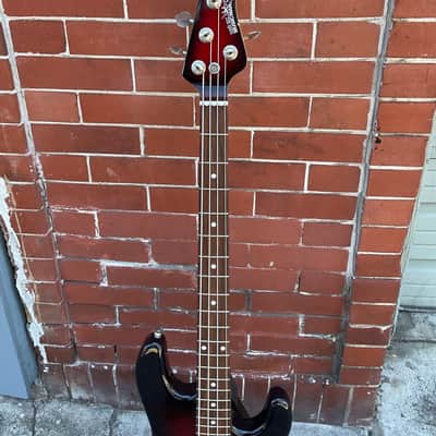 Ernie Ball Music Man Stingray 3 EQ H 2012 Black Cherry Burst W/EB HS case image 6