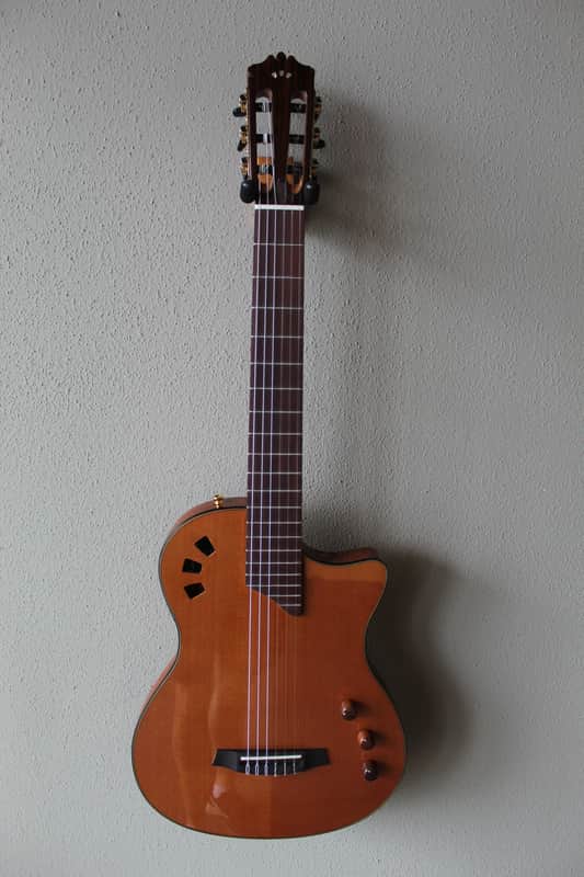 Brand New Cordoba Stage Traditional Cedar Top Thinbody Nylon String Acoustic/Electric Guitar image 1