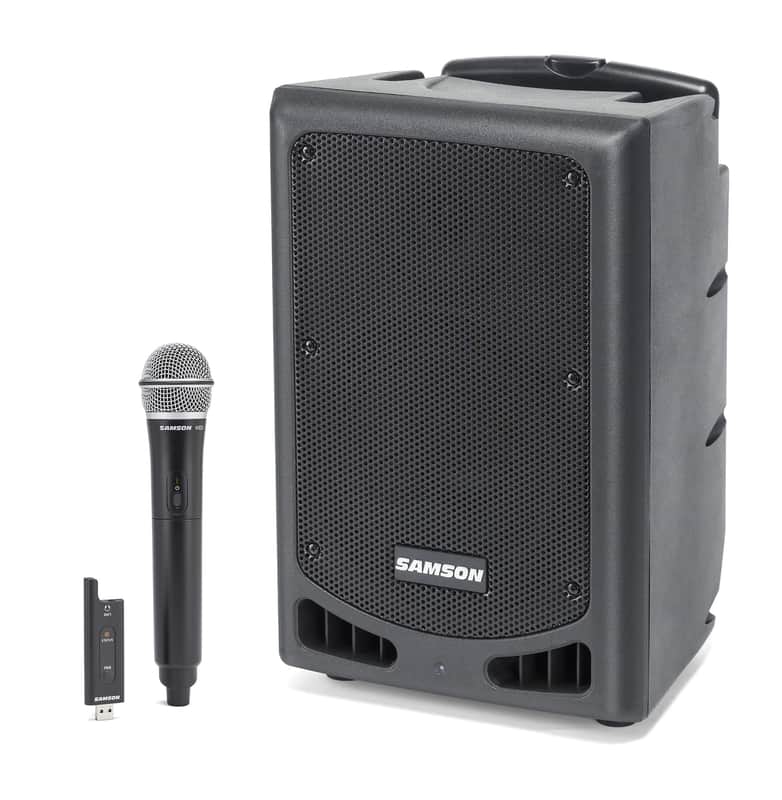 Samson Expedition XP208w Rechargeable Portable PA with Handheld Wireless System image 1