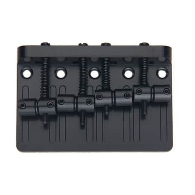 4 String Jazz and Precision Electric Bass Vintage Bass Bridge Chrome Black image 1