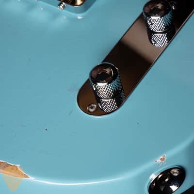 2024 - Suhr Eddie's Guitars Exclusive Roasted Classic T Antique - Daphne Blue #78332 image 19