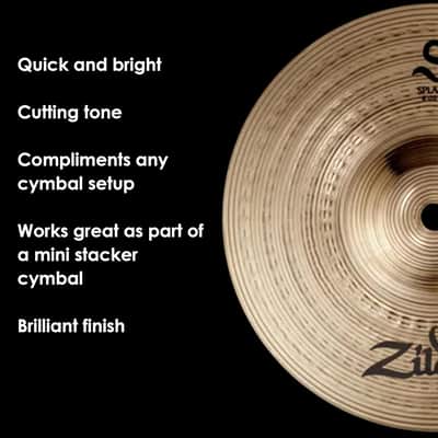 Zildjian S8S S Series 8" Splash Drum Set Cymbal image 2