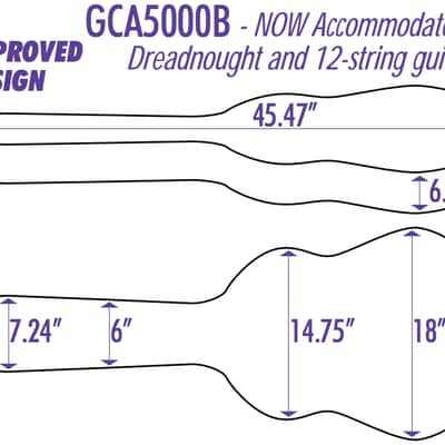 On-Stage Hardshell Case for Dreadnought Acoustic image 7
