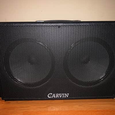 Carvin V212 2x12 Speaker Cabinet Mid 2010s Black Vinyl image 2