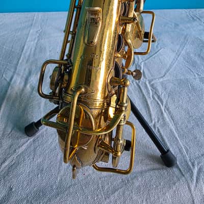 Buescher Curved Soprano Low Pitch 1920s - Lacquer image 12