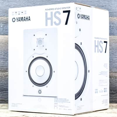 Yamaha HS7 (White) Powered Studio Monitor 2-Way Bi-Amplified 6.5" Studio Monitor image 8
