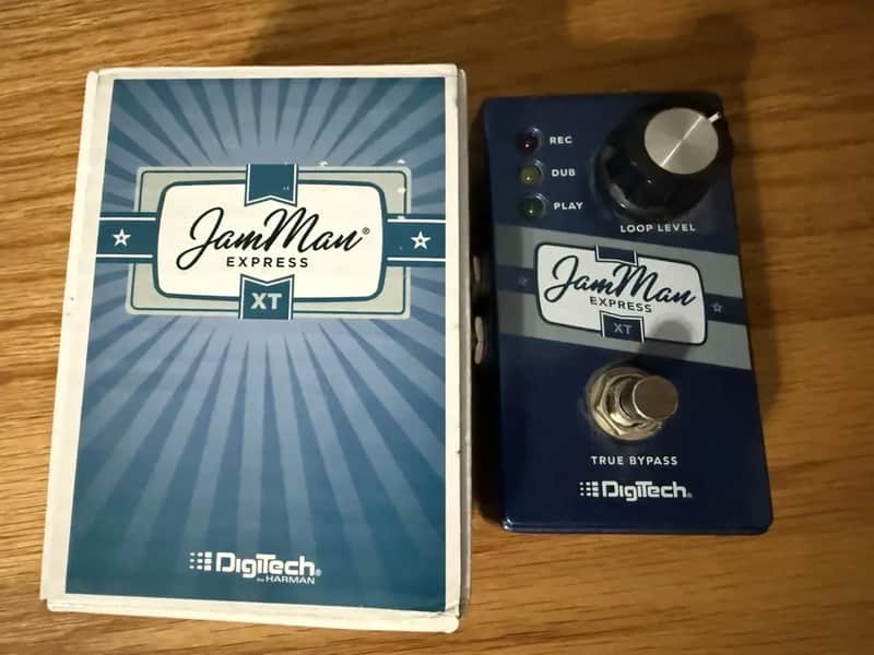 DigiTech JamMan Express XT Compact Stereo Looper 2010s - Blue image 1