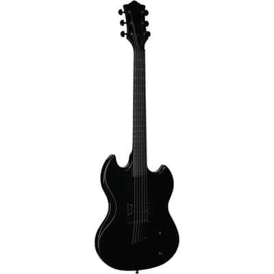 Guild Polara Night Edition Electric Guitar, Black Tungsten Gloss image 2