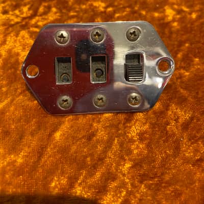 Fender Jaguar Switch Plate 1960’s - Chrome image 1