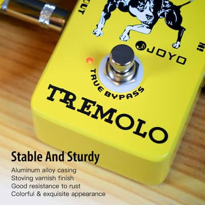 Joyo JF-09 Tremolo Guitar Pedal, Optical Photoelectric Circuit for Classic Tube Amp-Style Tremolo, True Bypass image 6
