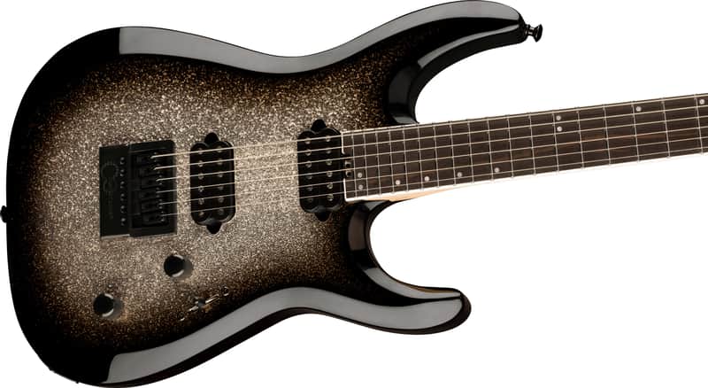 2023 Jackson  Pro Plus Series DK Modern EVTN6 Ebony Board - Silver Sparkle - Authorized Dealer -OPEN BOX - SAVE BIG! 2912001500 image 1