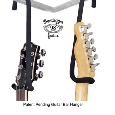Guitar Bar Hanger 12” fits 6 & 7 string Guitars and 4 & 5 string Bass Guitars image 1