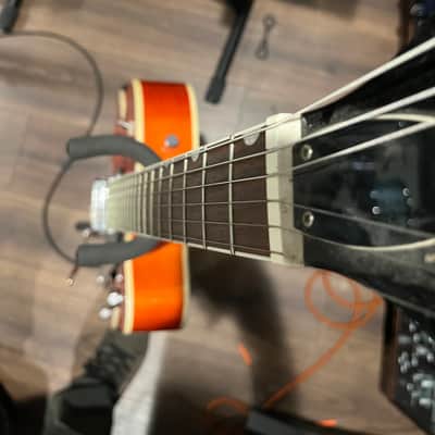 Gretsch electromatic Hollow Body 2004 - orange image 7