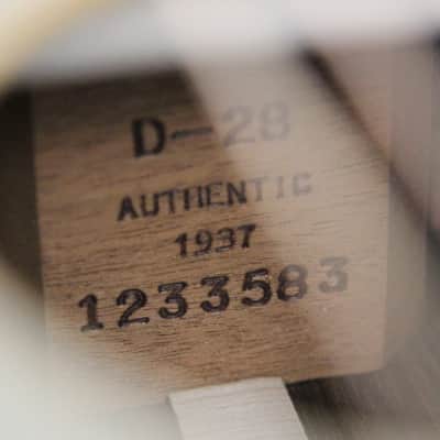 2007 Martin D-28 Authentic 1937 BRAZILIAN ROSEWOOD --1 of 50 Made, Hide Glue, Adi Top, Limited Edition! image 25