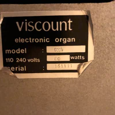 DUAL KEYBOARD ORGAN with pedals | VISCOUNT CX4 image 6