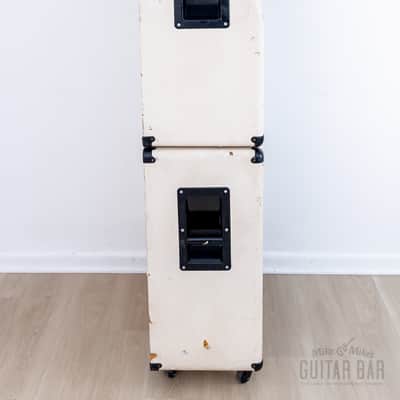 1983 Marshall JCM 800 Mk II Master Model 2203 Vintage Tube Amp Full Stack White, EL34 100 Watt image 3