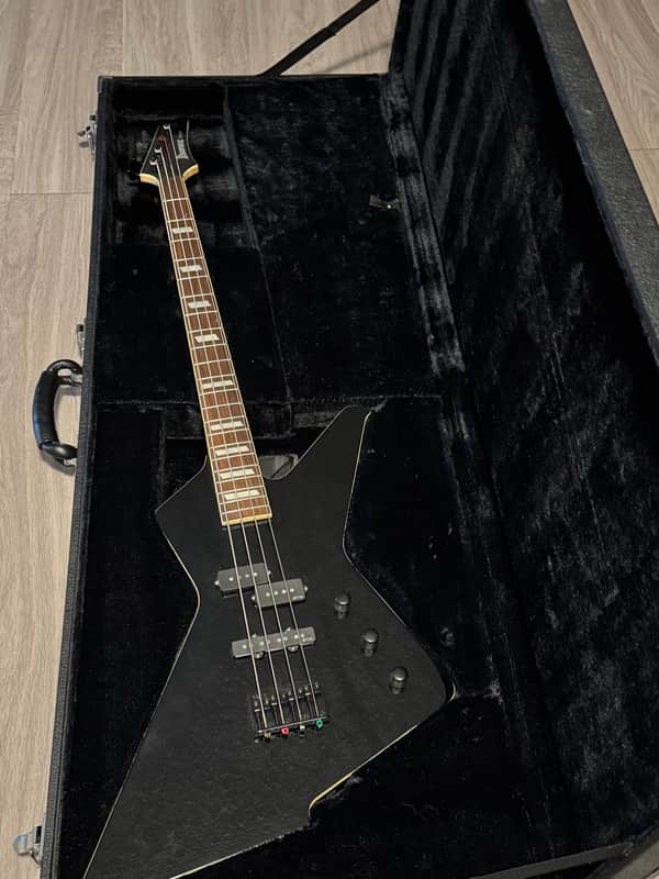 Ibanez DTB400B-BK Destroyer Bass 2016 - 2018 - Black with case image 1