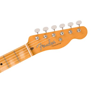 Fender 75th Anniversary Vintera Road Worn 1951 Telecaster Electric Guitar, Butterscotch Blonde, Maple image 7