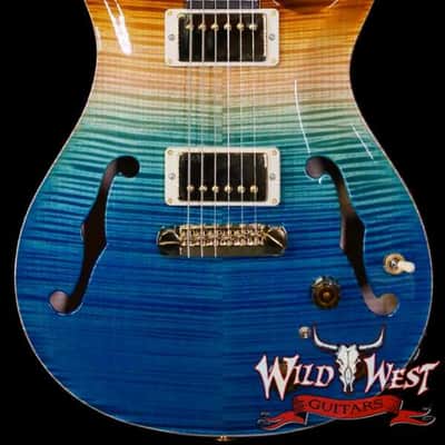 PRS Wild West Guitars 25th Anniversary Limited Run Wood Library Artist Package Hollowbody II Piezo Beach Fade (Private Stock Color) 5.50 LBS (US Only / No International Shipping) image 1