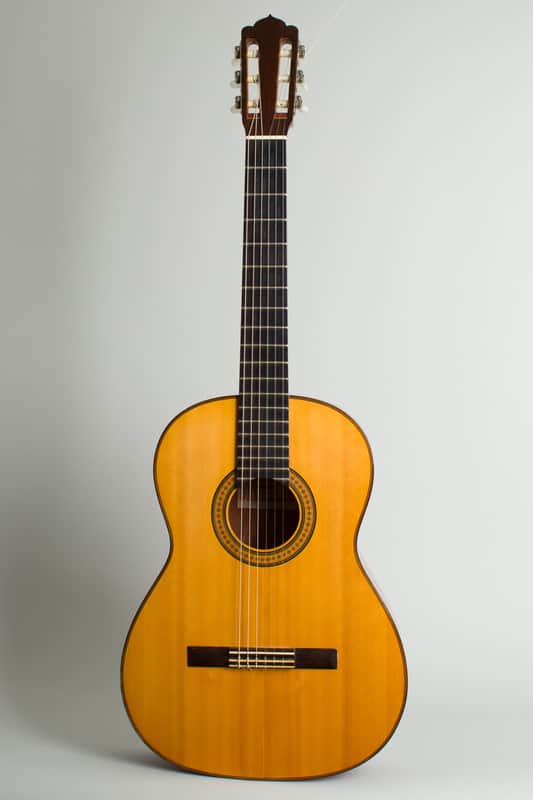 Del Pilar  Classical Guitar (1971), original black hard shell case. image 1