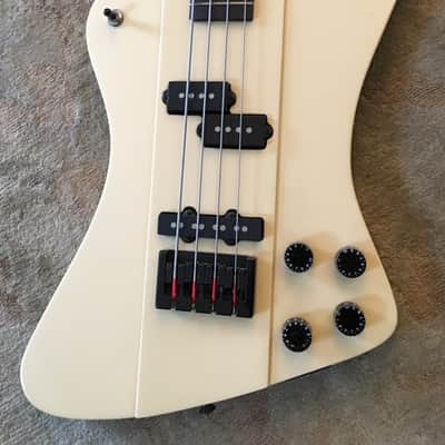 B.C. Rich Custom USA Bass 1990's? White Super Rare image 2