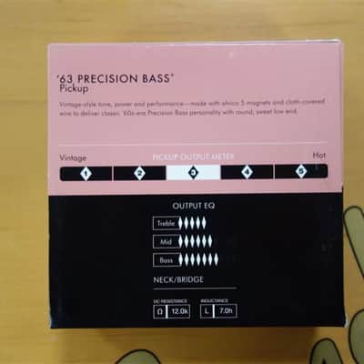 Fender Pure Vintage '63 Precision Bass Pickup, Black image 3