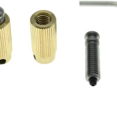 Steel and Brass Tremolo Bridge Studs & Anchors Bridge Posts image 2