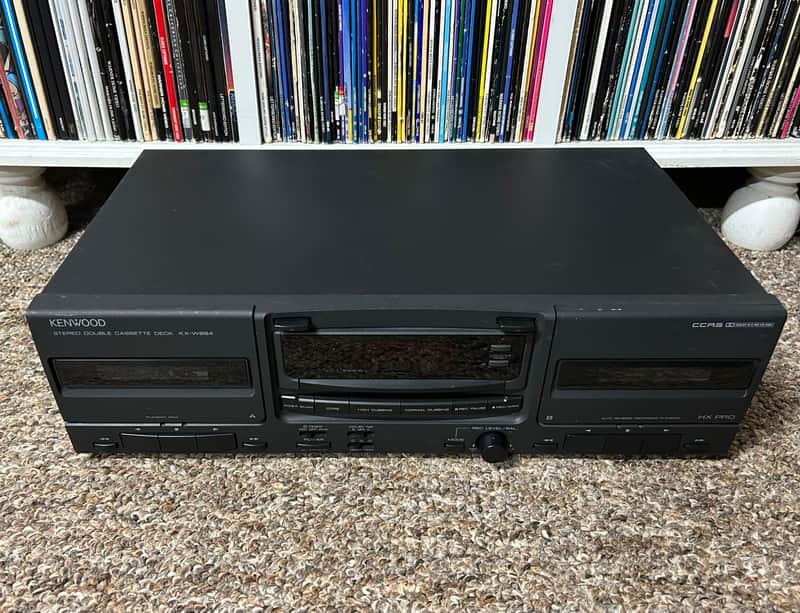 Kenwood KX-W894 Stereo Dual Cassette Deck Player Recorder Auto Reverse TESTED ✅ imagen 1