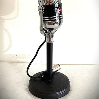 Rare 1960's Herald Dynamic Pill Microphone, upgraded audio, w/box, stand, Calrad image 7