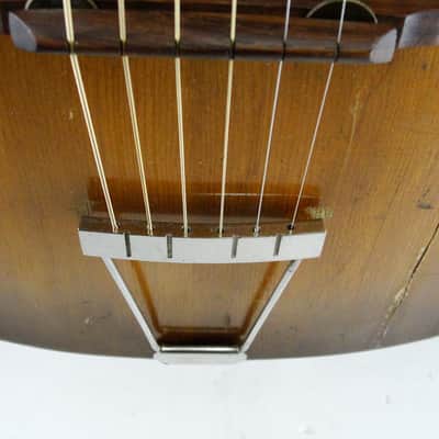 Harmony Patrician Arched Top Guitar c1950's Honey Shadeburst image 15