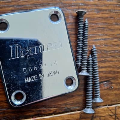 Vintage Ibanez Guitar Neck Plate  80's image 1