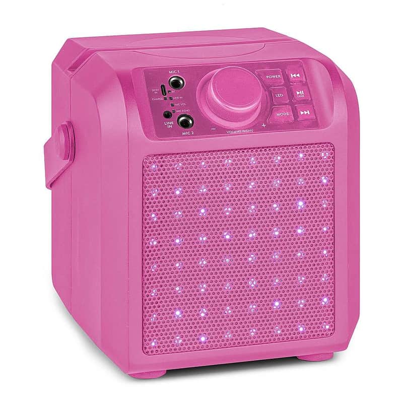 Fenton Kar50 Pkaraoke Sp.2 Mic.Bt Led Pink image 1