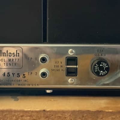 🎶✨ McIntosh MR77 FM Stereo Tuner w/ Walnut Wood Cabinet — Serviced, Tested, Strong Stereo Lock image 20