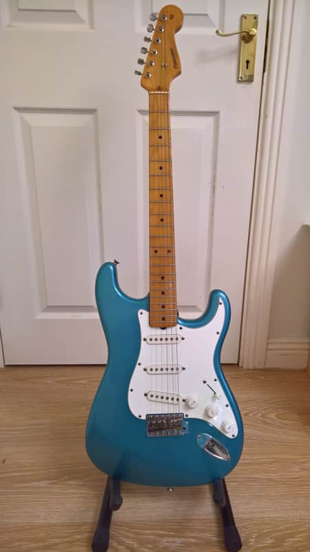 1982 Blue Fernandes Revival Stratocaster image 1