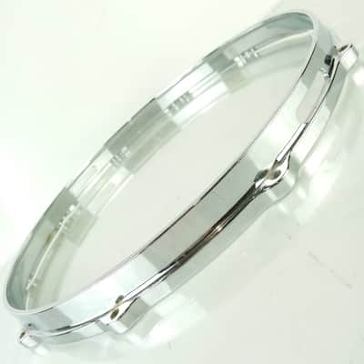 Gretsch 14"Die-Cast 10Lug Snare Drum Resonant Rim/Hoop Vintage 80s Chrome 4165-7 image 1
