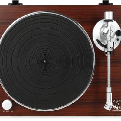 Audio-Technica AT-LPW50BT Manual Belt-drive Turntable - Rosewood image 2