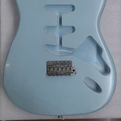 Custom Fender Stratocaster "Nowherecaster" MJT Sonic Blue Relic image 18