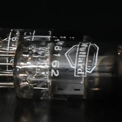 2x Mullard M8162/12AT7WA/CV4024 Top Square Getter Made in Gt. Britain Amplitrex Tested image 5